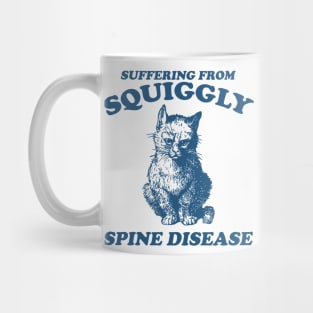 Scoliosis spine pain "squiggly spine disease" funny representation chronic illness disability rep Mug